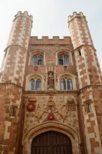 grand main gate of st john s college cambridge