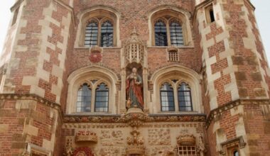 grand main gate of st john s college cambridge